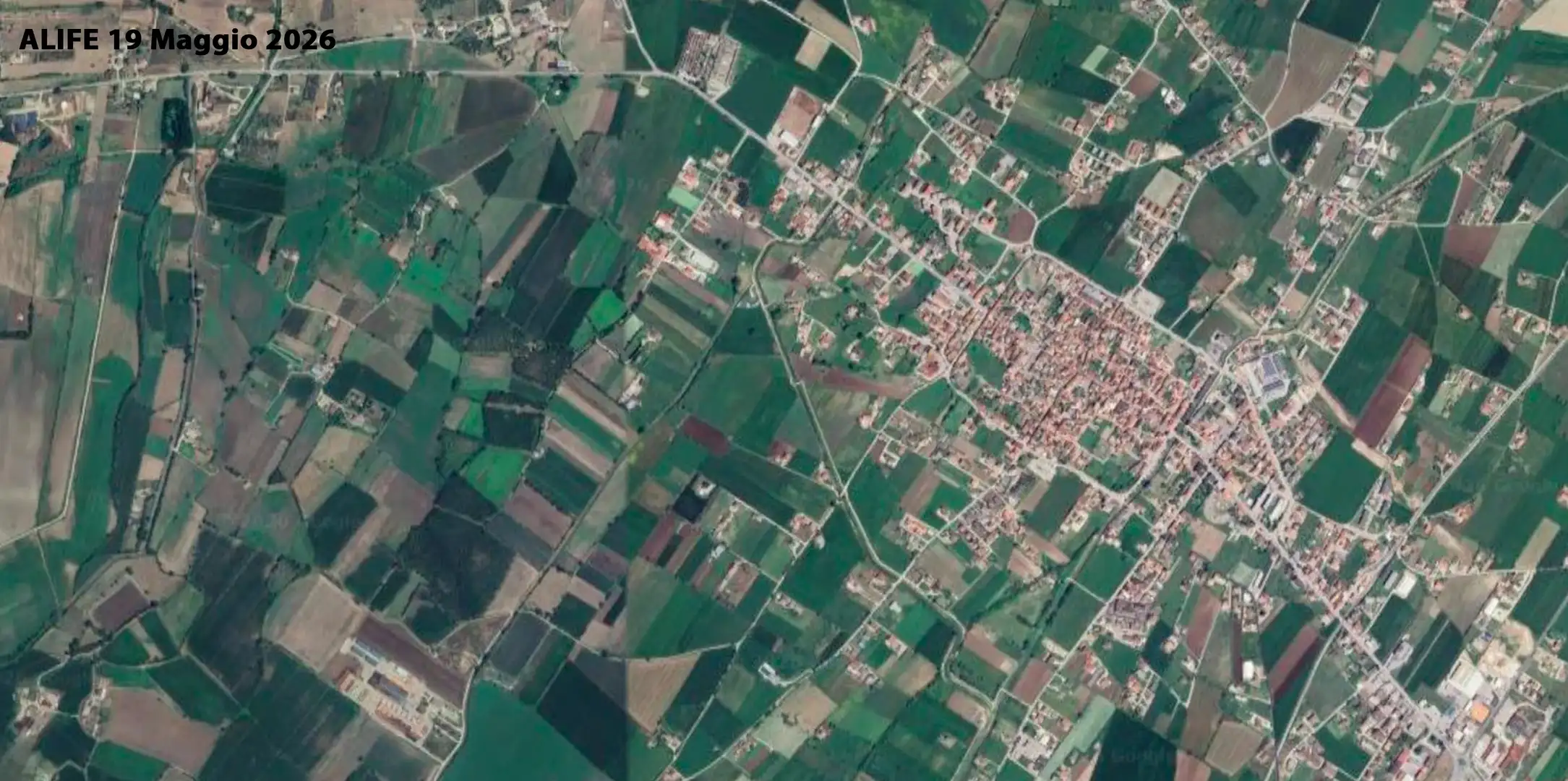 Fotografia aerea di Alife il 19 maggio 2026