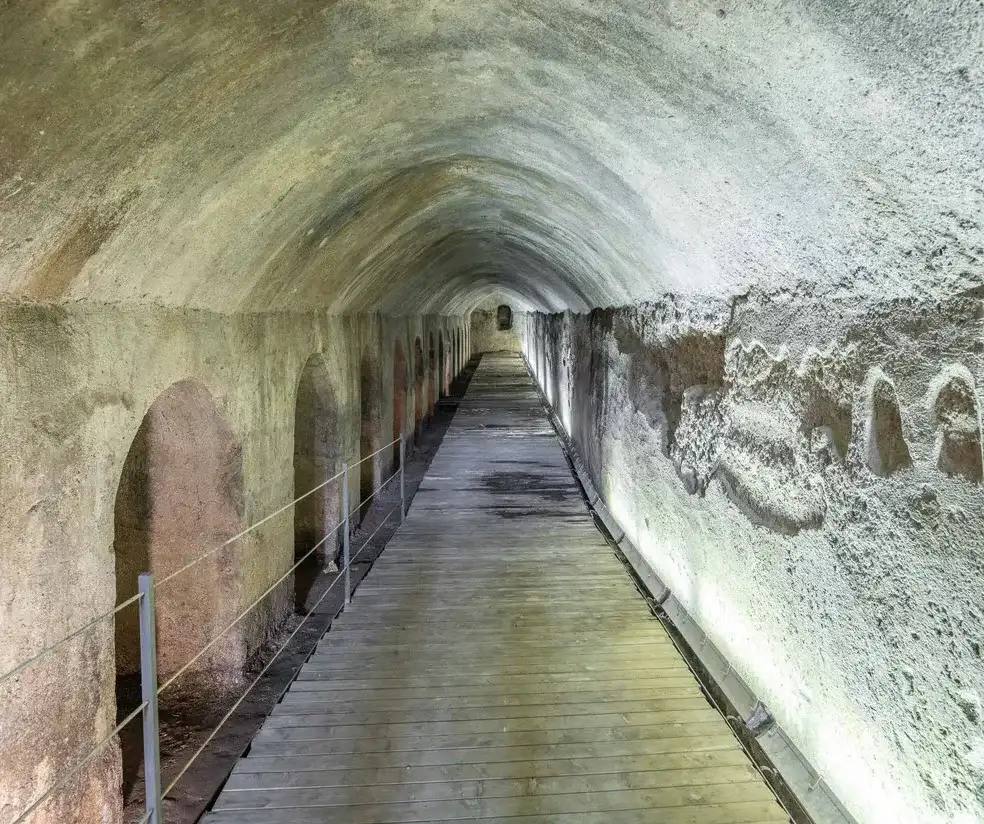Criptoportico - Dettaglio strutturale